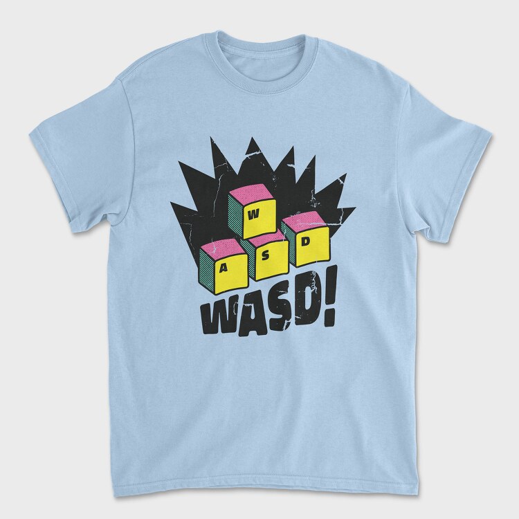 Wasd, Tricou Barbati (Unisex)