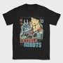 Catzilla vs Robot, Tricou Barbati (Unisex)