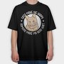 Cats Make Me Happy, Tricou Oversize Barbati (Unisex)