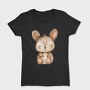 Watercolor Bunny Sleepy, Tricou Femei