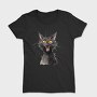 Watercolor Cat Mood, Tricou Femei
