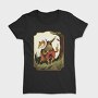 Vintage Fox Coat Illustrations, Tricou Femei