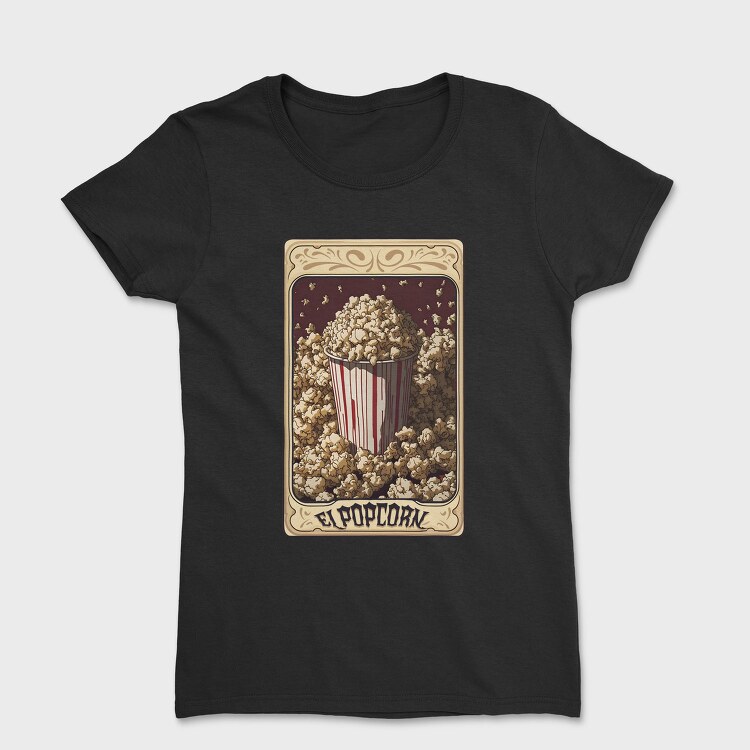 Vintage Popcorn Tarot, Tricou Femei