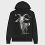 Watercolor Goat Tail Twist, Hanorac Oversize Barbati (Unisex)