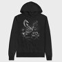 Chess Dramatic Monochrome, Hanorac Oversize Barbati (Unisex)