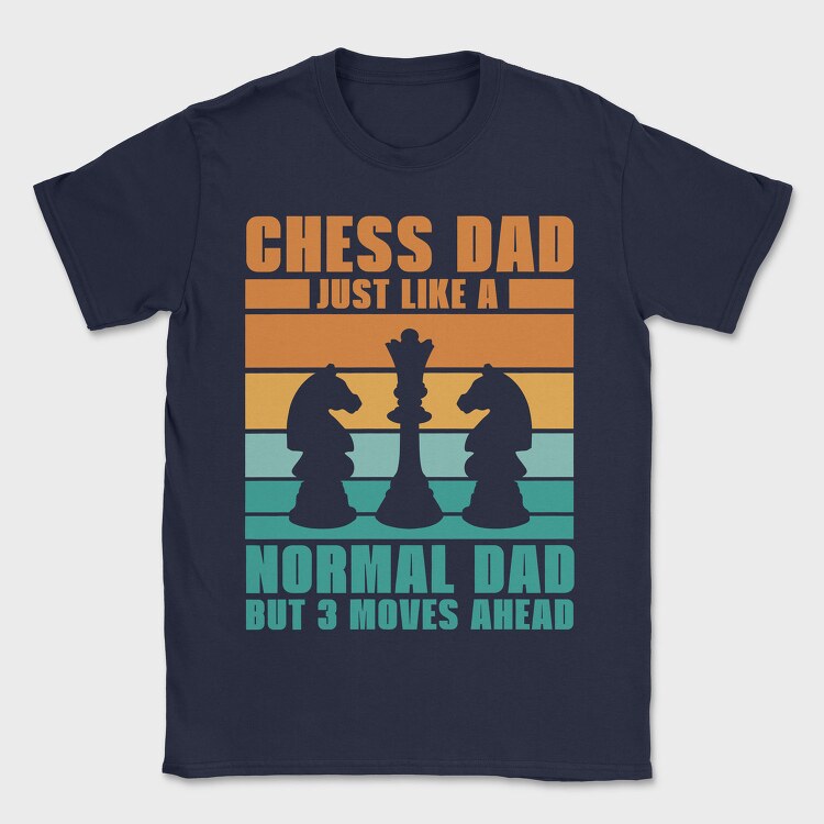 Chess Dad, Tricou Barbati (Unisex)