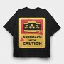 Caution Signal, Tricou Oversize Barbati (Unisex)