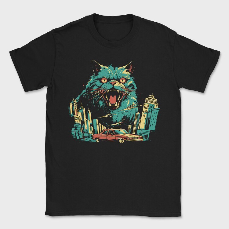 Catzilla 2, Tricou Barbati (Unisex)