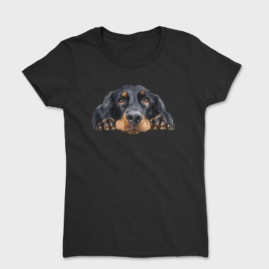 Watercolor Gordon Setter, Tricou Femei