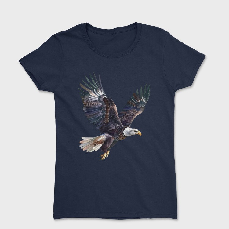 Watercolor Eagle Fly, Tricou Femei