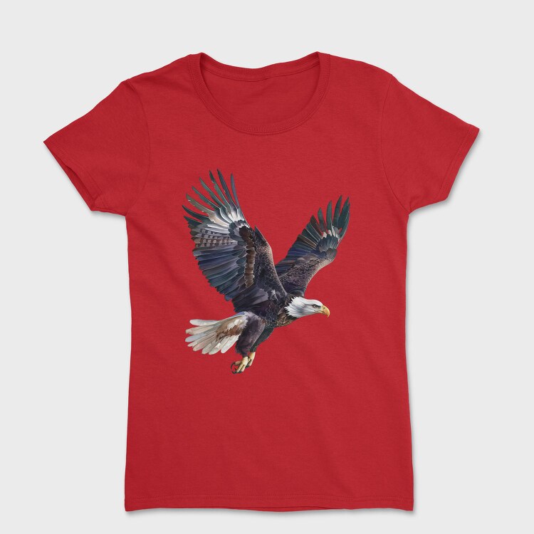 Watercolor Eagle Fly, Tricou Femei