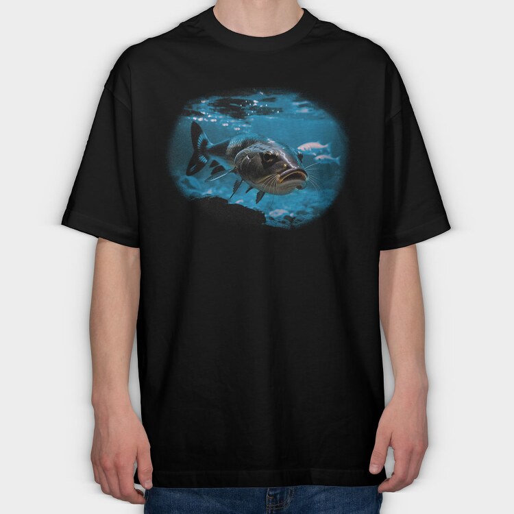 Catfish, Tricou Oversize Barbati (Unisex)