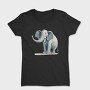 Watercolor Elephant Cute, Tricou Femei