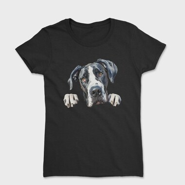 Watercolor Great Dane, Tricou Femei