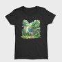 Watercolor Forest Night, Tricou Femei