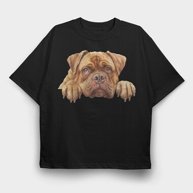 Watercolor Dog Breed, Tricou Oversize Barbati (Unisex)
