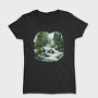Watercolor Forest River, Tricou Femei