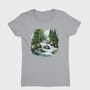 Watercolor Forest River, Tricou Femei