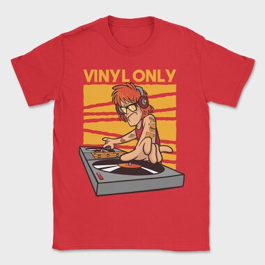 Vinyl Dj Quote, Tricou Barbati (Unisex)