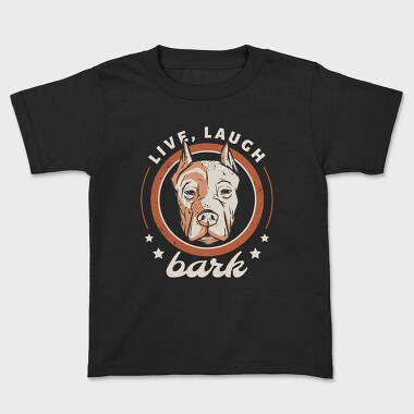 Pitbull Dog Badge Dogo, Tricou Copii