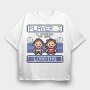 Pixel Art Game Characters Kids Brother, Tricou Oversize Barbati (Unisex)