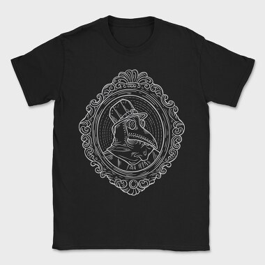 Plague Doctor Portrait, Tricou Barbati (Unisex)