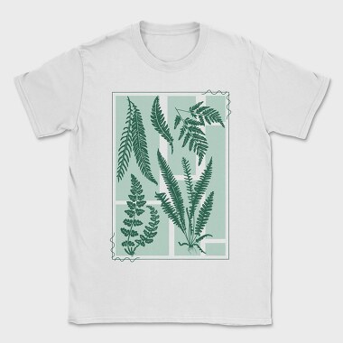 Plants And Fern Leaves Vintage, Tricou Barbati (Unisex)