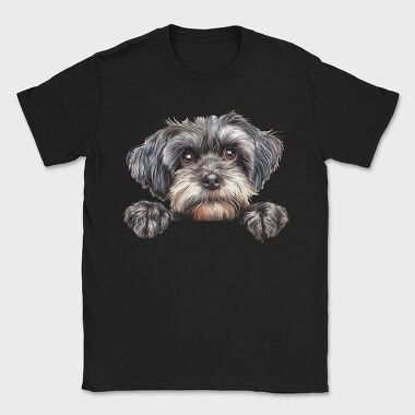 Watercolor Havanese Peep, Tricou Barbati (Unisex)