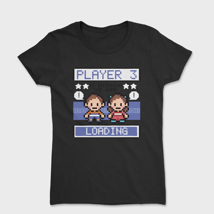 Pixel Art Game Characters Kids Brother, Tricou Femei
