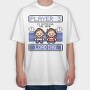 Pixel Art Game Characters Kids Brother, Tricou Oversize Barbati (Unisex)