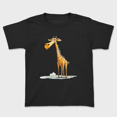 Watercolor Giraffe Cute, Tricou Copii