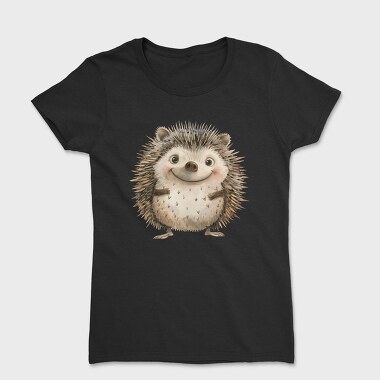 Watercolor Hedgehog, Tricou Femei