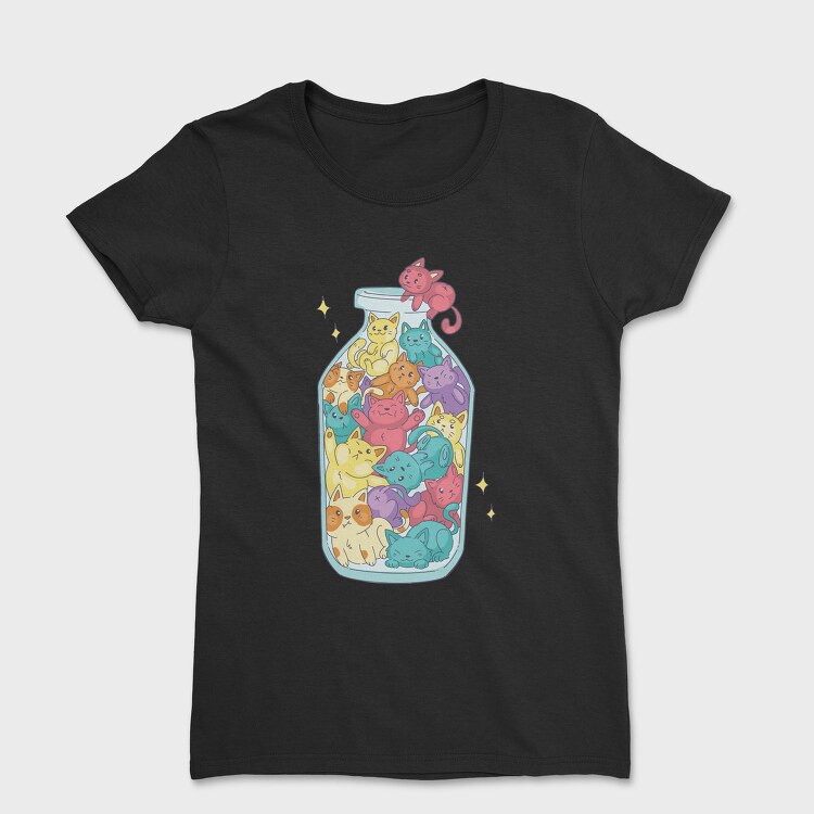 Cats Bottle, Tricou Femei