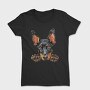 Watercolor Peeping Dog, Tricou Femei