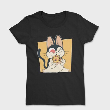 Pizza Kitten Cat, Tricou Femei