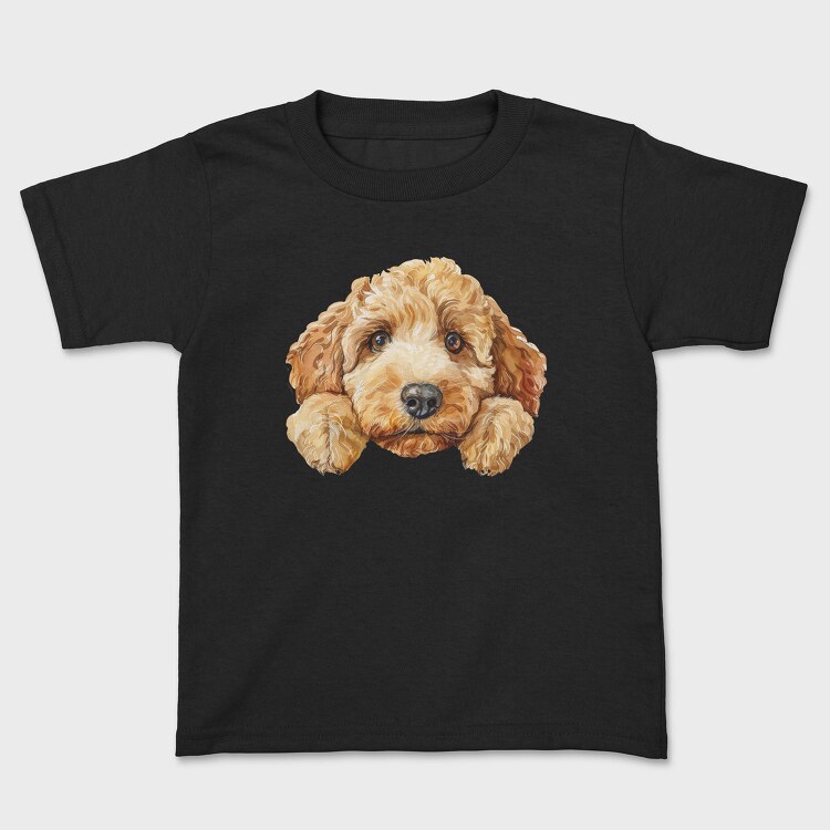 Watercolor Peking Doodle, Tricou Copii