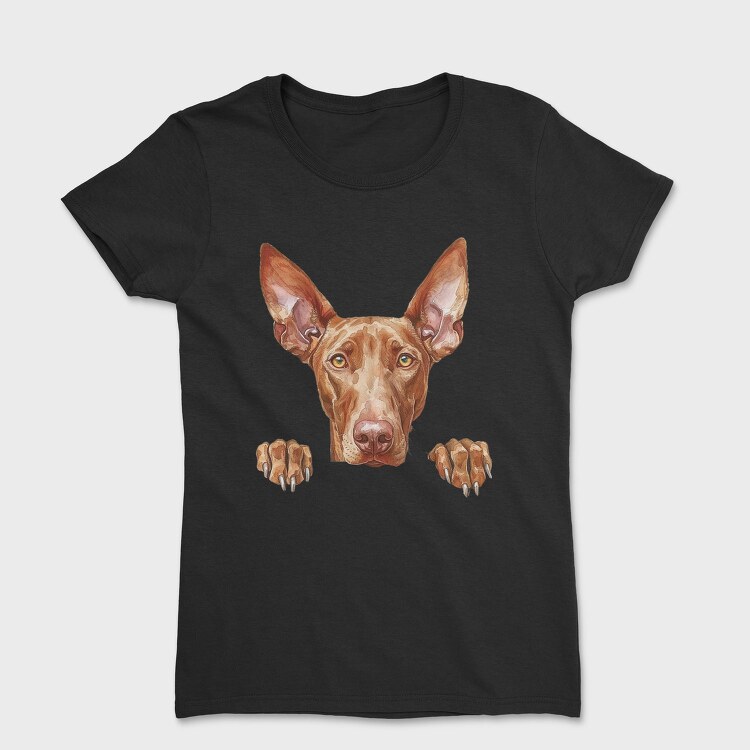 Watercolor Pharaoh Hound, Tricou Femei