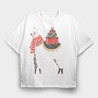 Polar Bear Presents, Tricou Oversize Barbati (Unisex)