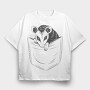 Possum Pocket, Tricou Oversize Barbati (Unisex)