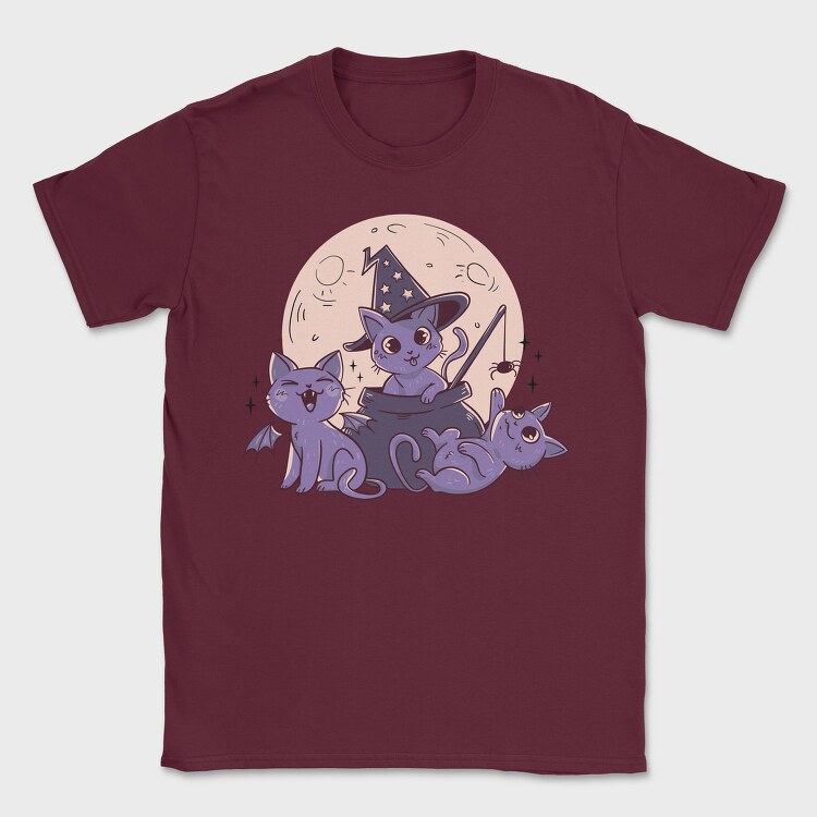 Cats Halloween Composition, Tricou Barbati (Unisex)