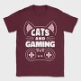 Cats and Gaming, Tricou Barbati (Unisex)