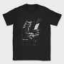 Catpiano, Tricou Barbati (Unisex)