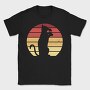Cat Wine Sunset, Tricou Barbati (Unisex)