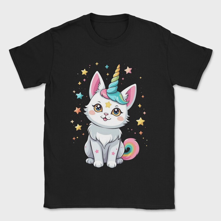 Cat Unicorn, Tricou Barbati (Unisex)