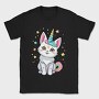 Cat Unicorn, Tricou Barbati (Unisex)