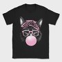 Cat Sunglassesd Bubblegum, Tricou Barbati (Unisex)