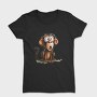 Watercolor Monkey Laugh, Tricou Femei