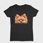 Watercolor Pomeranian, Tricou Femei