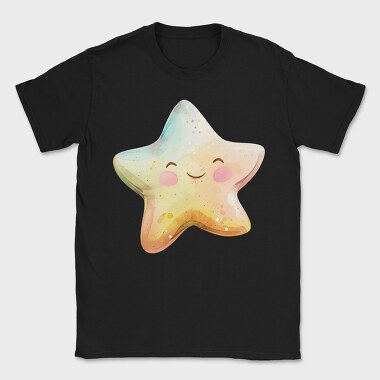 Watercolor Star Clipart, Tricou Barbati (Unisex)