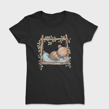 Watercolor Sleeping Bear, Tricou Femei